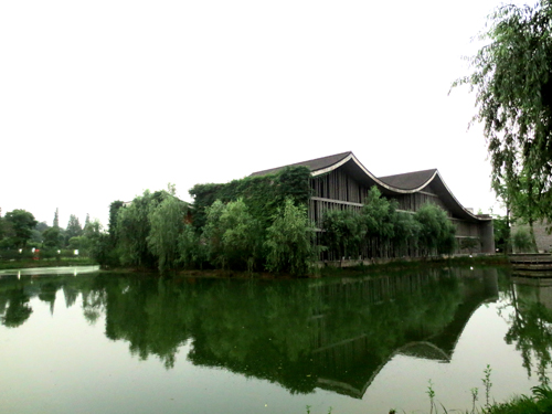 中國美術(shù)學院 王澍 綠色 建筑 設(shè)計 屋頂 綠化 中國風景園林網(wǎng)